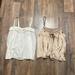 American Eagle Outfitters Tops | - 2 American Eagle Tank Tops Size S And Xs (They Both Fit Near The Same) | Color: Brown/Cream/Pink/Silver/Tan | Size: Xs/S