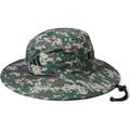 Adidas Accessories | Adidas Wide-Brim Golf Sun Crest Bucket Hat Mens Digital Camo Upf 50 Hat Size S/M | Color: Black/Green | Size: S/M