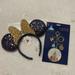 Disney Accessories | Disney 50th Anniversary Ears And Keychain Bundle | Color: Blue/Gold | Size: Os