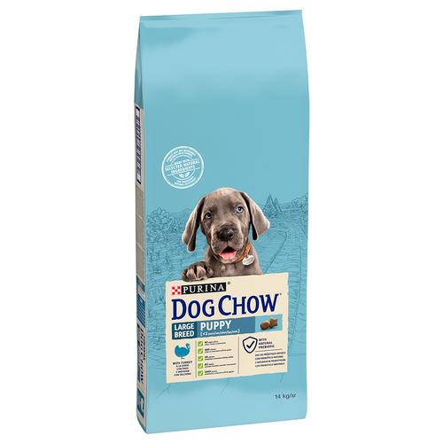 2x 14kg Purina Dog Chow Puppy Large Breed Turkey Hundefutter trocken