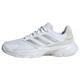 adidas Damen Courtjam Control 3 Tennisschuhe Sneaker, Cloud White/Silver Metallic/Grey One, 38 EU