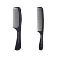 Comb Hair Care 2pcs Hair Styling Comb Fine Tooth Hair Comb Set, Styling Comb For Curly Straight Long Short Hair, Black 1 Hair Brush