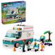 LEGO Friends Heartlake City Hospital Ambulance Set with 3 Characters, Gift Idea for Kids, Girls and Boys Aged 6 Years and Up, Social-Emotional Toy, Medical Emergency Vehicle, Toy Ambulance, 42613