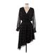 1.State Casual Dress - Wrap: Black Dresses - Women's Size Small