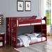 Griselda Twin Over Twin Standard Bunk Bed by Mason & Marbles Metal in Red | 60 H x 42 W x 80 D in | Wayfair 102F7470BB4A458C8DC8362BBA01ABC4