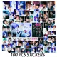 Autocollants K-pop Stray Kids album photo Rock Star 5-Star autocollants en PVC idole de groupe de