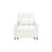 Accent Chair - Ebern Designs Somdath 31.5 Wide in White/Brown | 33.07 H x 31.5 W x 31.3 D in | Wayfair 607CD1863A45412CA83F292062096C89