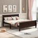 Alcott Hill® Clardie Solid Wood Platform Bed Wood in Gray | 35.4 H x 57 W x 82.3 D in | Wayfair 39627BC827E842A79E8A6E7EB7E50097