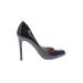 Maiden Lane Heels: Pumps Stilleto Cocktail Party Blue Print Shoes - Women's Size 7 - Round Toe