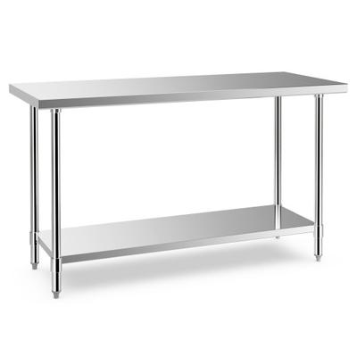 Costway 24 x 60 Inches Stainless Steel Kitchen Pre...