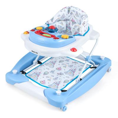 Costway 6 in 1 Foldable Baby Walker with Adjustabl...