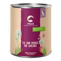 Lot Herrmann's Menu Bio / Menu Sensitive 24 x 800 g pour chien - cheval, patates douces bio, courgettes bio