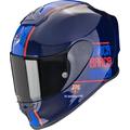 Scorpion Exo-R1 Evo Air FC Barcelona Helm, rot-blau, Größe XL