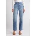 The '90s Creased High Waist Straight Leg Jeans