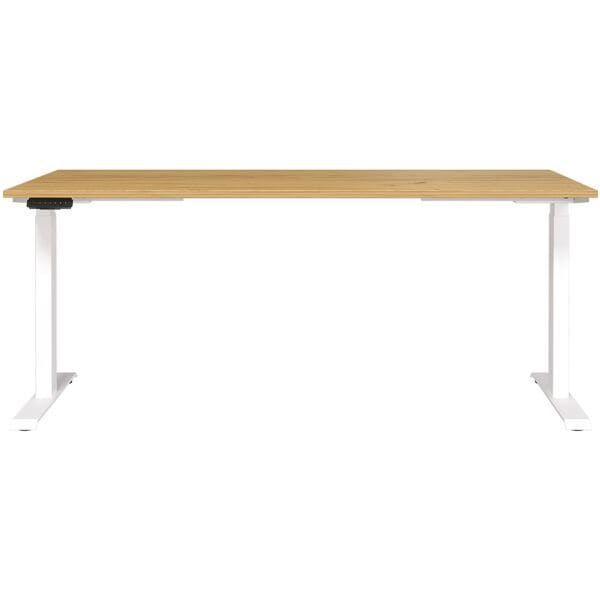 Germania-Werke Schreibtisch höhenverstellbar (elektrisch) »Jet« 180 cm weiß, 180x120x80 cm