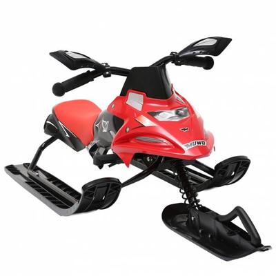 MUWO "Snowglider" Kinder Lenkschlitten rot