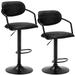 Swivel Bar Stool Set PU Leather Barstools Height Adjustable Counter Stools Bar Chairs For Home Bar Kitchen Dining Room