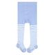 FALKE Unisex Baby Strumpfhose Stripe B TI Baumwolle dick gemustert 1 Stück, Blau (Powderblue 6250), 74-80