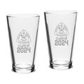 Colorado School of Mines Orediggers Class 2024 16oz. Two-Piece Classic Pint Glass Set