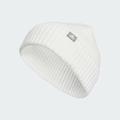 Adidas Accessories | Adidas Women's Fashioned Fold Beanie White Ribbed Hat Cap | Color: White | Size: Os