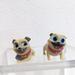 Disney Toys | Disney Jr Puppy Dog Pals Rolly Dog Pug, Set Of 2, Plastic Figures | Color: Tan | Size: 1.5"