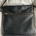 Kate Spade Bags | Kate Spade Black Pebbled Leather Crossbody Messenger Bag | Color: Black | Size: Os