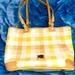 Dooney & Bourke Bags | Dooney Quadretto Tote Bag Yellow | Color: White/Yellow | Size: Os