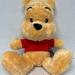 Disney Toys | Disney Parks Big Feet Plush Winnie The Pooh 12" Nwt Stuffed Animal | Color: Gold/Red | Size: Os