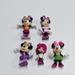 Disney Toys | 5 Mini Disney Minnie Mouse Figurines | Color: Pink/Purple | Size: Osg