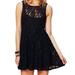 Free People Dresses | Free People Miles Of Lace | Color: Black/Blue | Size: Xs