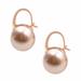 Kate Spade Jewelry | Kate Spade Signature Pearl Drop Earrings In Rose Gold Leverback New | Color: Pink | Size: Os