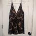Free People Dresses | Free People Night Shimmer Dress | Color: Black/Tan | Size: 6
