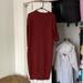 Madewell Dresses | Madewell Sweater Dress | Color: Red | Size: S