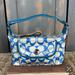 Coach Bags | Coach Signature Hamptons Weekend Pouch Blue White | Color: Blue/White | Size: 7"W X 6"H X 3 5/8"D