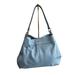 Coach Bags | Coach Lexy Handbag Large Marine Blue Pebble Leather Shoulder Bag Tote F28997 | Color: Blue | Size: Os