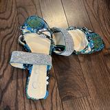 Jessica Simpson Shoes | Jessica Simpson Sandals | Color: Blue/Green | Size: 8