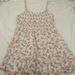 American Eagle Outfitters Dresses | American Eagle Smocked Tiered Mini Dress | Color: Cream/Orange | Size: L