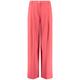 Gerry Weber HOSE TUCH LANG Damen coral, Gr. 36, Polyester, Flowing Marlene trousers with wide waist pleats, Flared