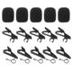 Toyvian Microphone Clip Sponge Mic Sponge Foam Metal Lapel Mic Clips Microphone Lapel Clip Microphone Replacement Kit Music Microphone Mini Mics Mic Sponge Covers Kit Lavalier Iron Clamp