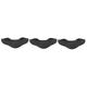 Unomor 3pcs Neck Pad Weight Cushion Glute Exercises Neck Pad Neck Pad for Squats Barbell Shoulder Pad Foam Sponge Hip Thrust Back Squat Neck Pad Barbell Pad Fitness Neck Guard Foam Pad