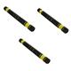 Yardwe 3 Pcs Dumbbell Connecting Rod Weight Plate Bar Weight Bar Handle Threaded Dumbbell Handle Connecting Bar Lifting Weight Lifting Bars Dumbbells Dumbbell Bar Abs Pole Fitness Barbell