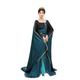 Women Anna Costume with Cloak Cosplay Disney Frozen 2 Anna Princess Dress (Green, 2XL)