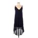 BB Dakota Casual Dress - Slip dress: Blue Dresses - Women's Size X-Small