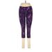 Marika Sport Active Pants - Mid/Reg Rise Skinny Leg Cropped: Purple Activewear - Women's Size Medium