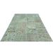 Green 63" x 91" L Area Rug - Rug N Carpet Rectangle 5'3" X 7'7" Area Rug 91.0 x 63.0 x 1.0 in blue/Cotton/Wool | 63" W X 91" L | Wayfair