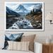 Millwood Pines Bianey Canadablack & White Mountain Reflections I On Canvas Print Canvas, Cotton in Gray/White | 12 H x 20 W x 1 D in | Wayfair