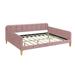 Red Barrel Studio® Tyshea Daybed Upholstered/Velvet in Pink | 28.7 H x 80 W x 56.3 D in | Wayfair A58934D747704AB9B7D9D92EDA25D9ED