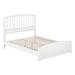 Red Barrel Studio® Aritina Solid Wood Slat Bed Wood in White | 50 H x 62.5984 W x 82.126 D in | Wayfair 128E99501E674756B21B13D1FFE6C57E