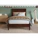 Lark Manor™ Pascarella Solid Wood Slat Bed Wood in Brown | 41.3386 H x 42.5984 W x 78.248 D in | Wayfair B185328B8E5F464794D888447044C03B