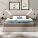 Latitude Run® Full Size Storage Hydraulic Platform Bed Upholstered/Velvet in Brown | 38.6 H x 97.2 W x 81.9 D in | Wayfair